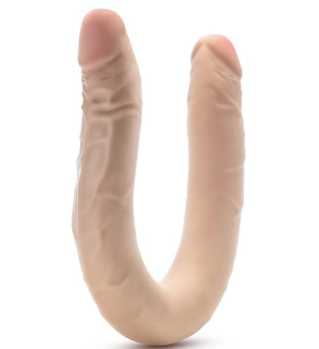 Dr Skin Plus - 16.5 Posable Double Dong - Beige