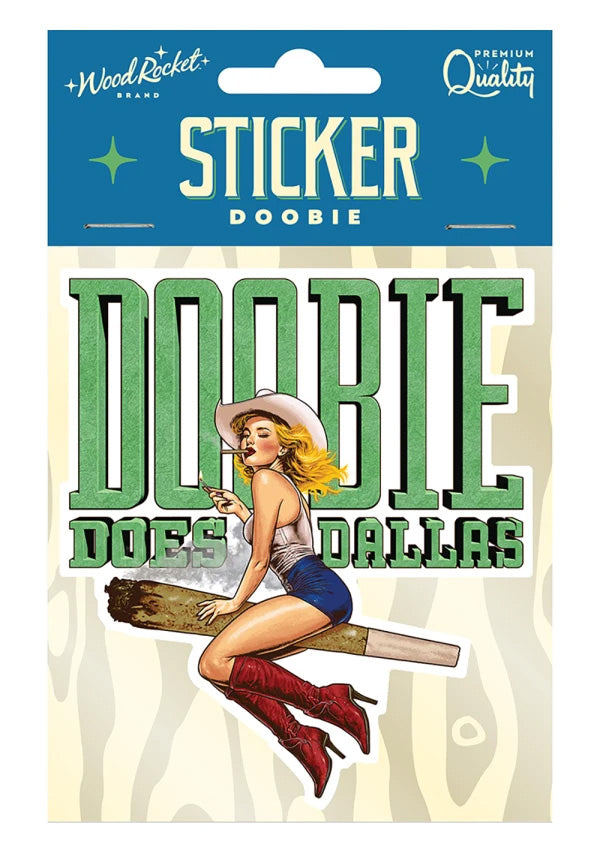 Doobie Does Dallas Sticker (Net)