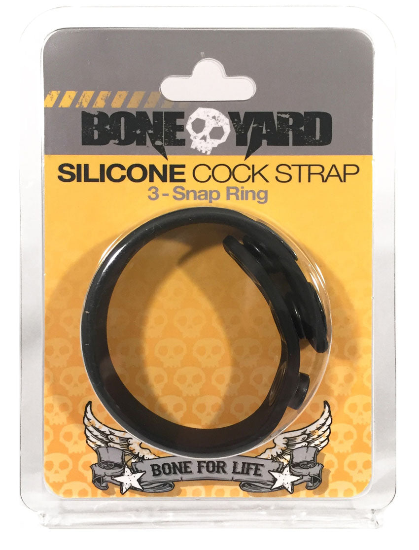 BONEYARD COCK STRAP BLACK
