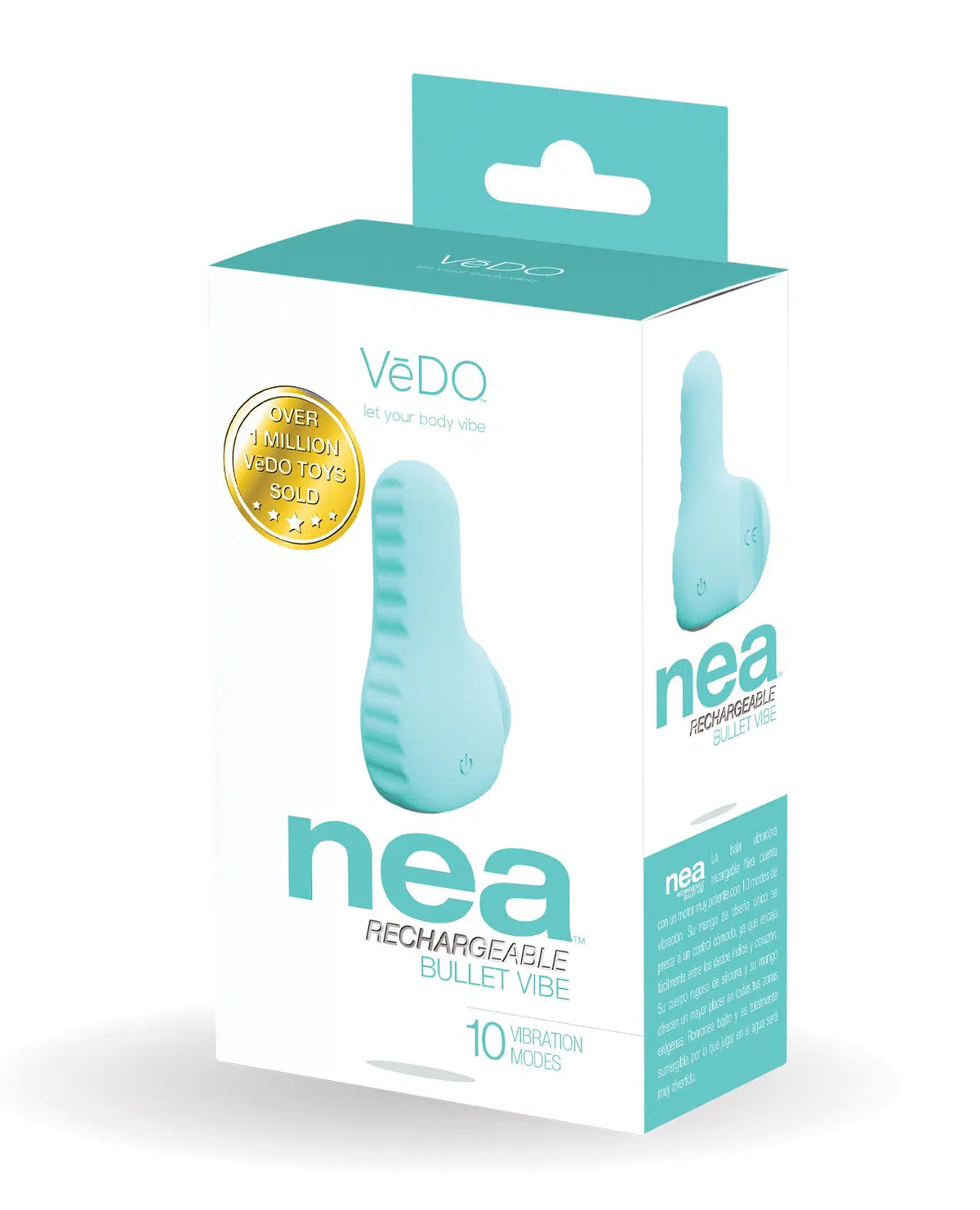 VEDO NEA RECHARGEABLE FINGER VIBE TURQUOISE
