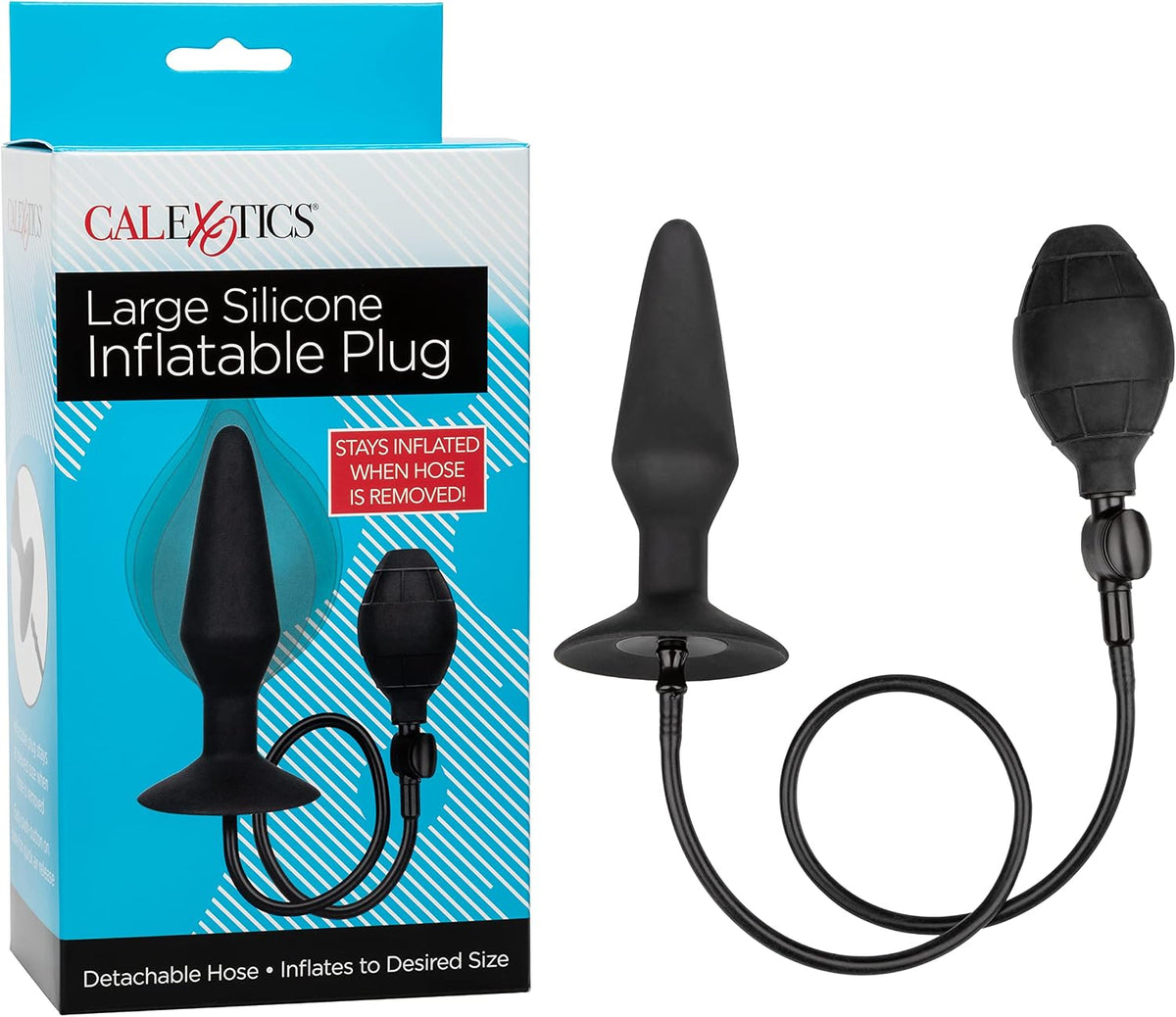 Silicone Inflatable Plug Large – Rechargeable Inflatable Silicone Anal Plug