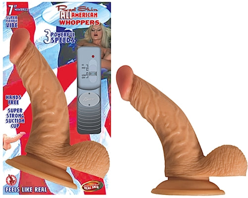 ALL AMERICAN WHOPPER 7IN W/BALLS FLESH