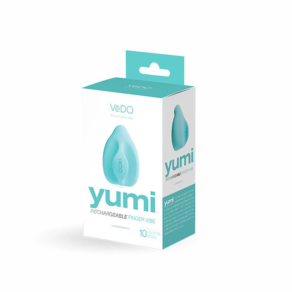 VEDO YUMI RECHARGEABLE VIBE TEASE ME TURQUOISE