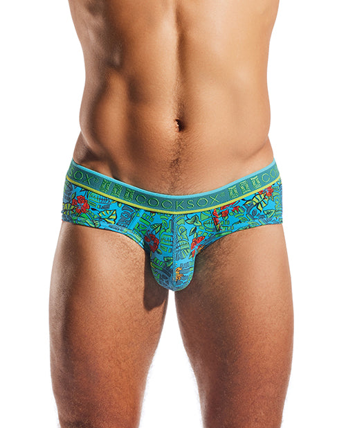 Cocksox Contour Pouch Sports Brief - Multi-Color Tiki SM