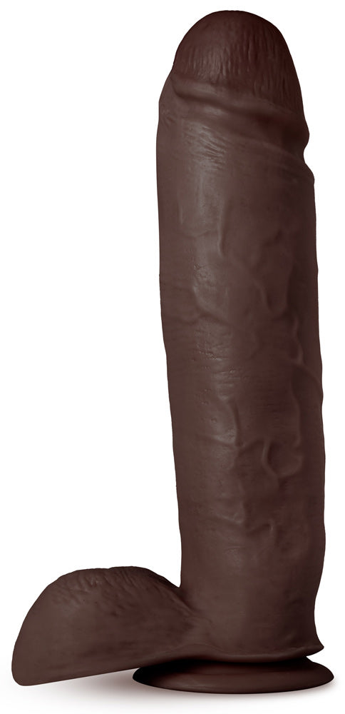 AU NATUREL HUGE 10IN DILDO CHOCOLATE