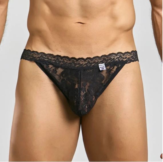 Mob Lace Jockstrap Black S/M