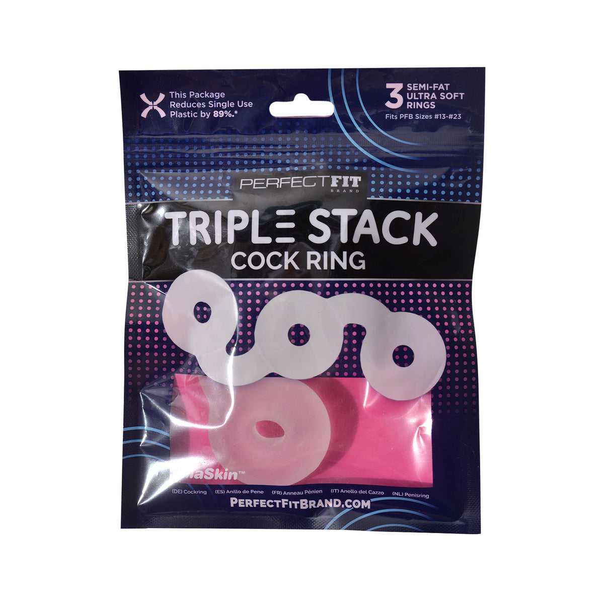 PERFECT FIT TRIPLE DONUT RING