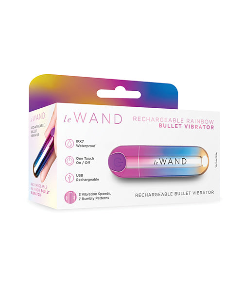 Le Wand Rechargeable Rainbow Bullet Vibrator