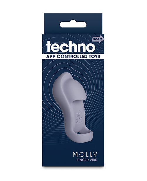 Techno Molly App Controlled Finger Vibe - Gray
