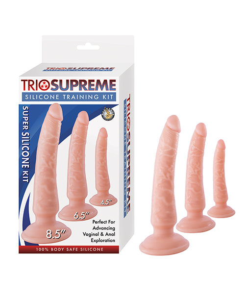 Nasstoys Trio Supreme Silicone Training Kit - Ivory