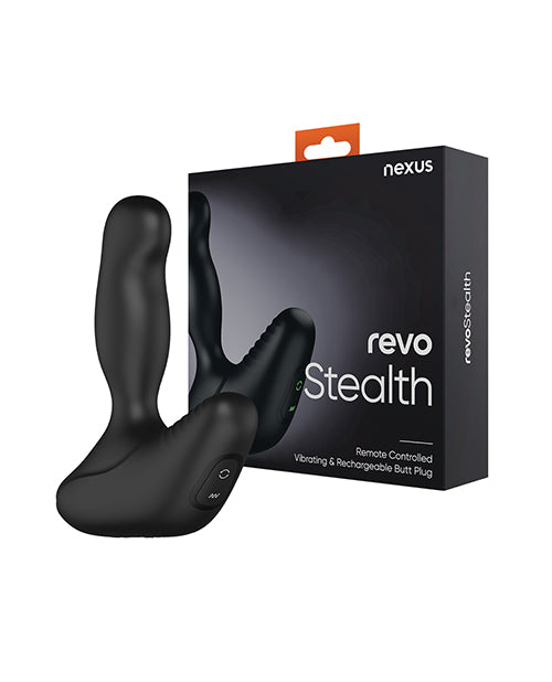 Nexus Revo Stealth App Enabled Rotating & Vibrating Prostate Massager - Black