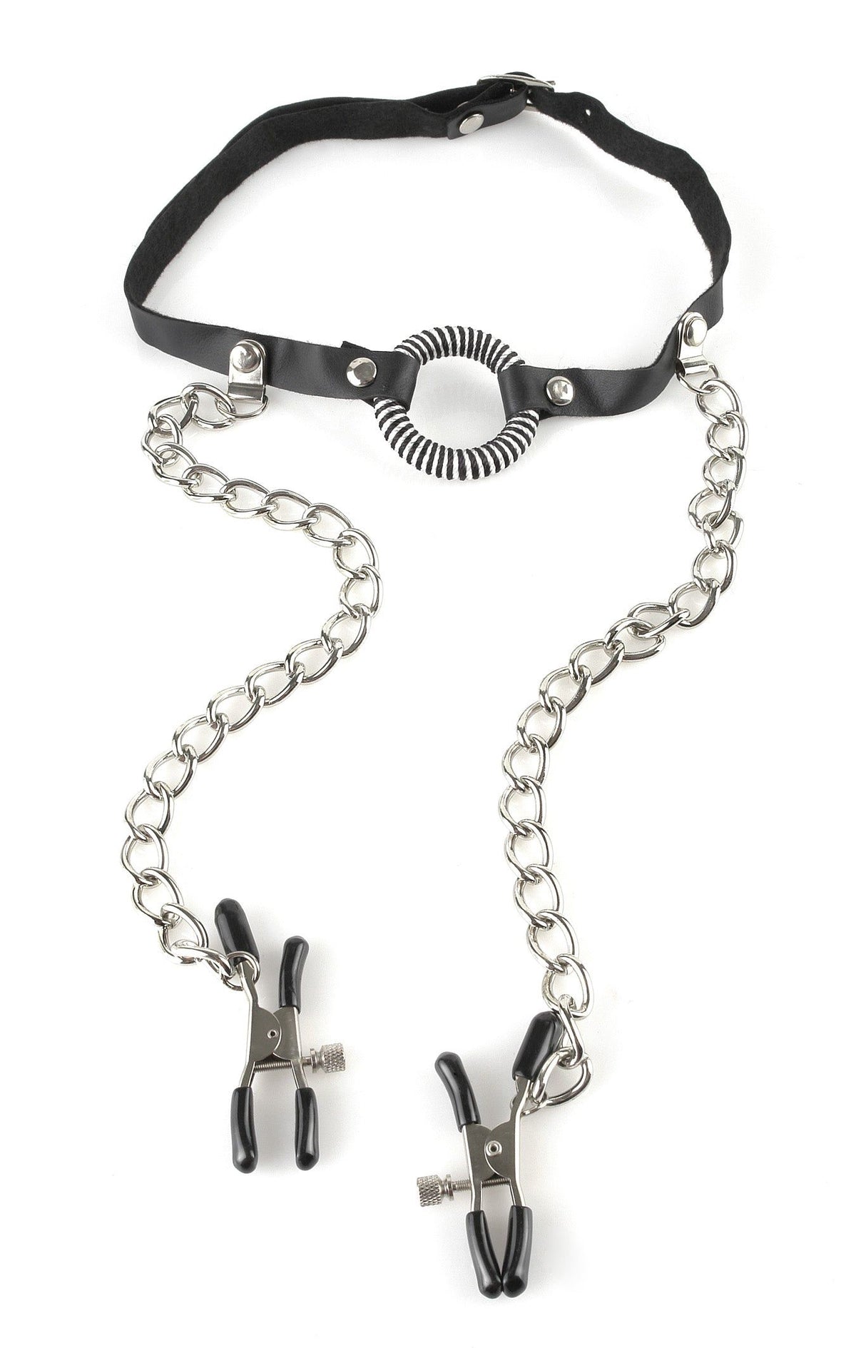 FETISH FANTASY O-RING GAG NIPPLE CLAMPS