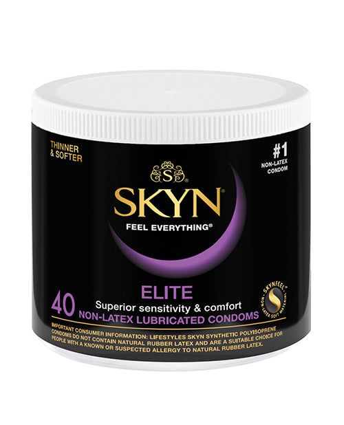 Lifestyles SKYN Elite Ultra Thin Condoms - Bowl of 40
