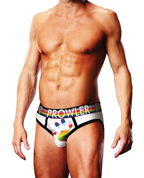Prowler Oversized Paw Brief - White/Multi LG