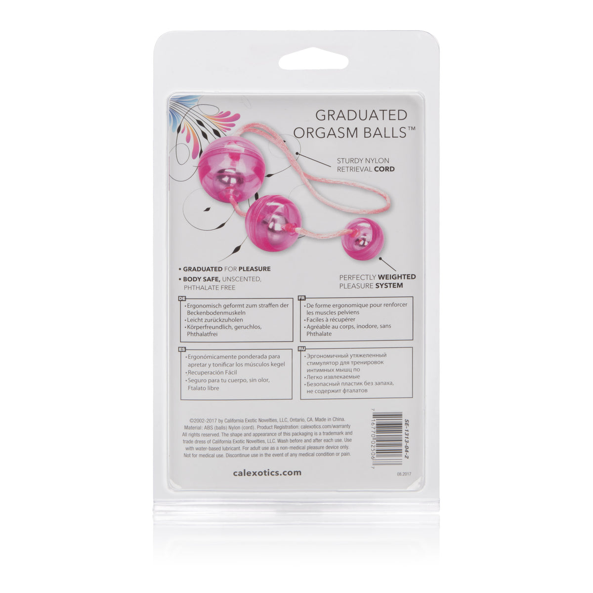 Graduated Orgasm Balls - Pink