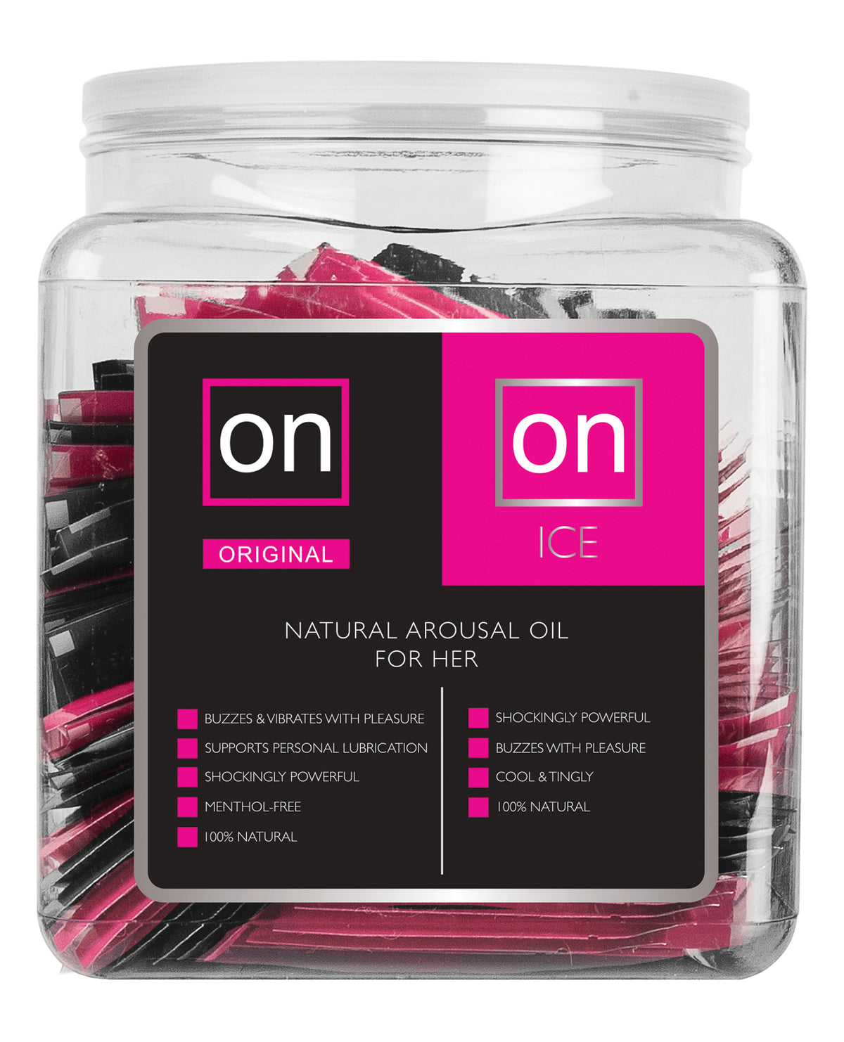 ON for Her Arousal Oil Single Use Ampule Tub - Original & Ice Tub of 75