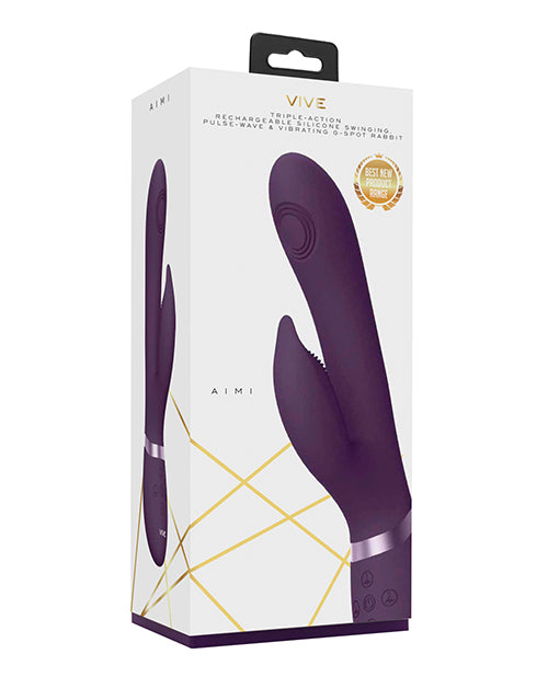 Shots Vive Aimi Pulse G-Spot Rabbit - Purple