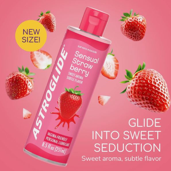 Astroglide Strawberry 8.5 Oz