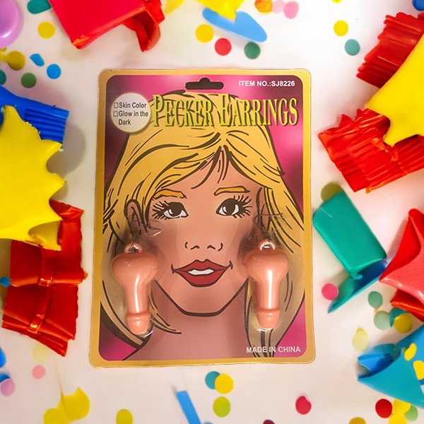 Penis Earrings | Funny Adult Novelty Jewelry & Gift