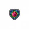 CHEEKY CHARMS HEART RAINBOW MEDIUM GUNMETAL BUTT PLUG