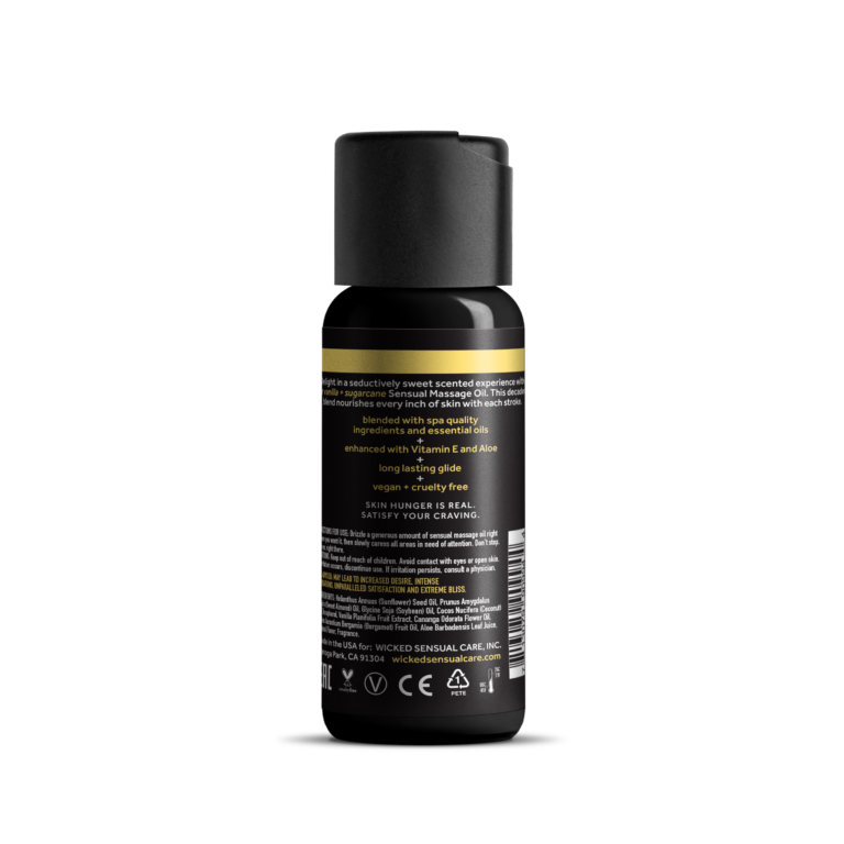 Wicked Vanilla & Sugarcane Sensual Massage Oil – 4 oz