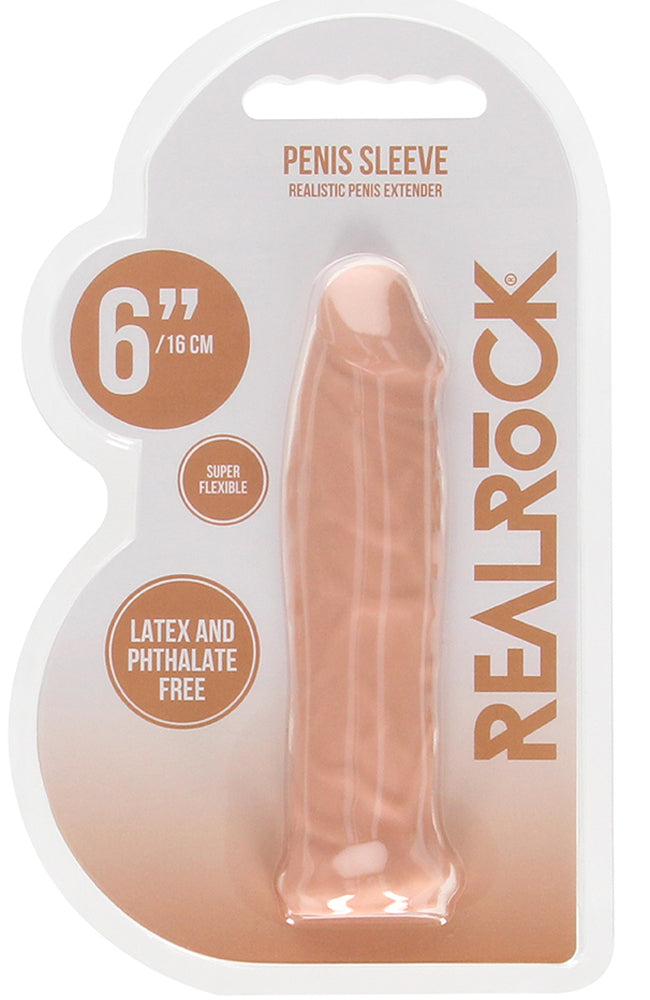 REALROCK PENIS SLEEVE 6IN FLESH