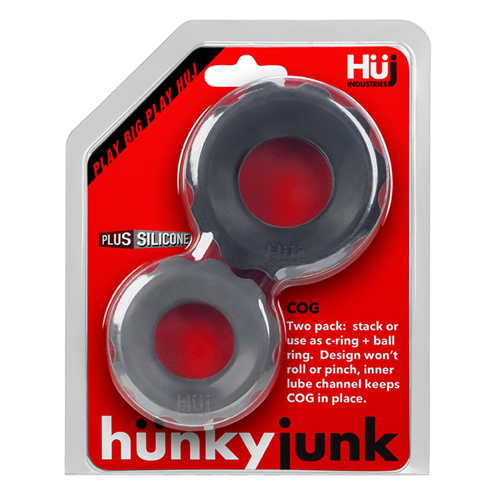 HUNKYJUNK COG 2-SIZE C-RING TAR/STONE (NET)