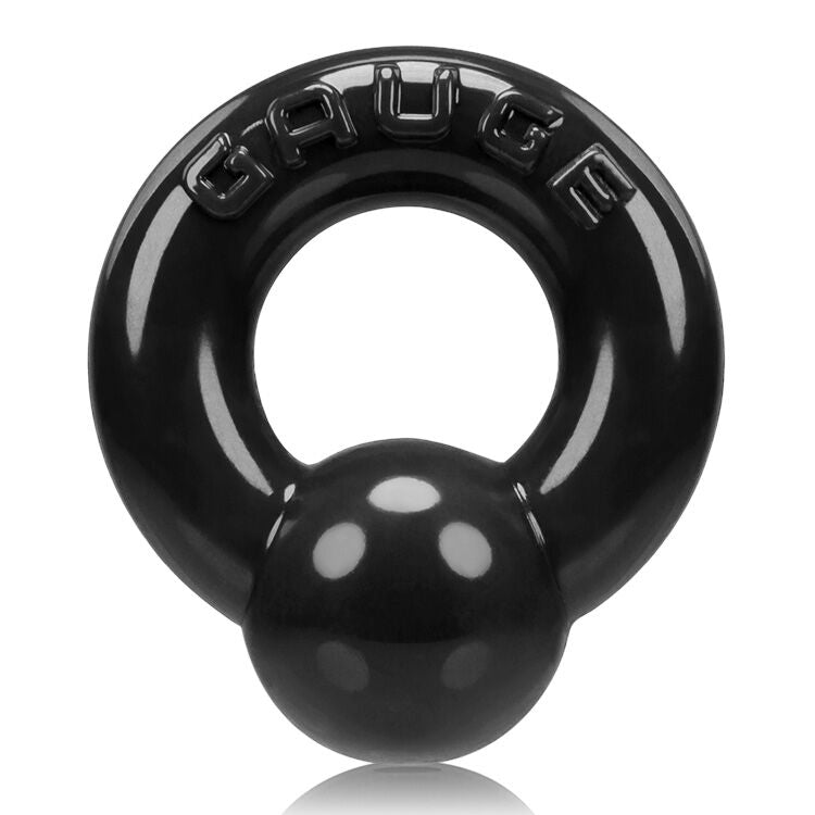 Gauge Cockring Oxballs Black (Net)