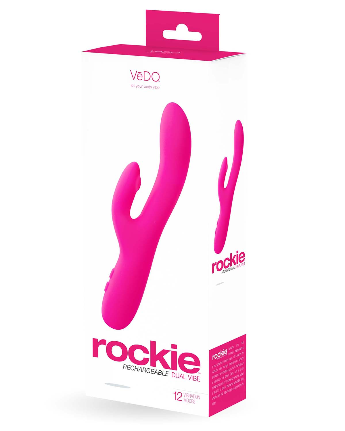 VEDO ROCKIE DUAL RECHARGEABLE VIBE FOXY PINK