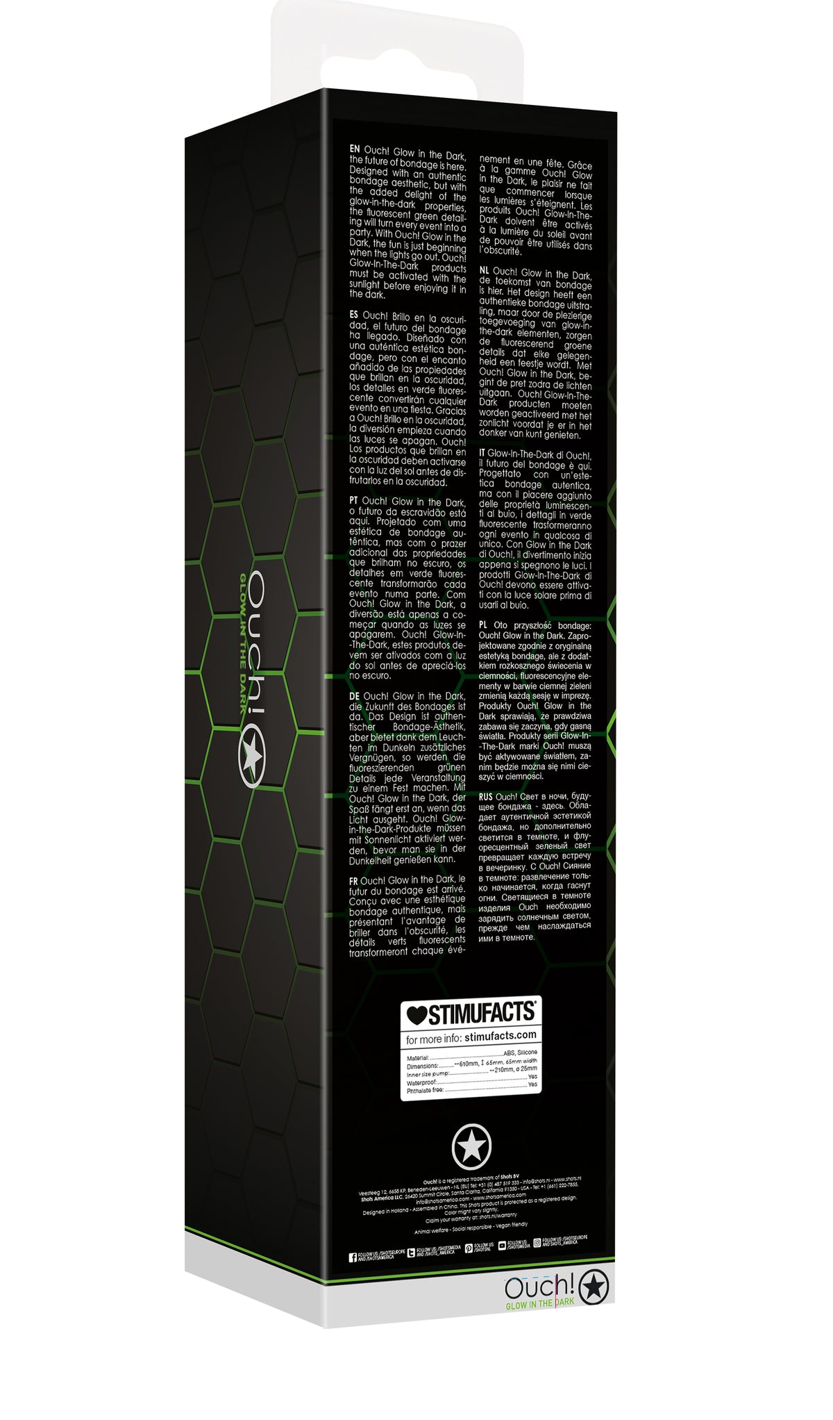 GLOW CLASSIC PENIS PUMP GLOW IN THE DARK