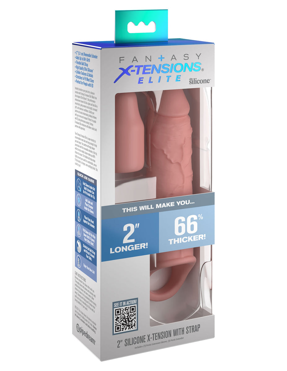 Fantasy X-Tensions Elite 6 Inch Extension With Strap - Light