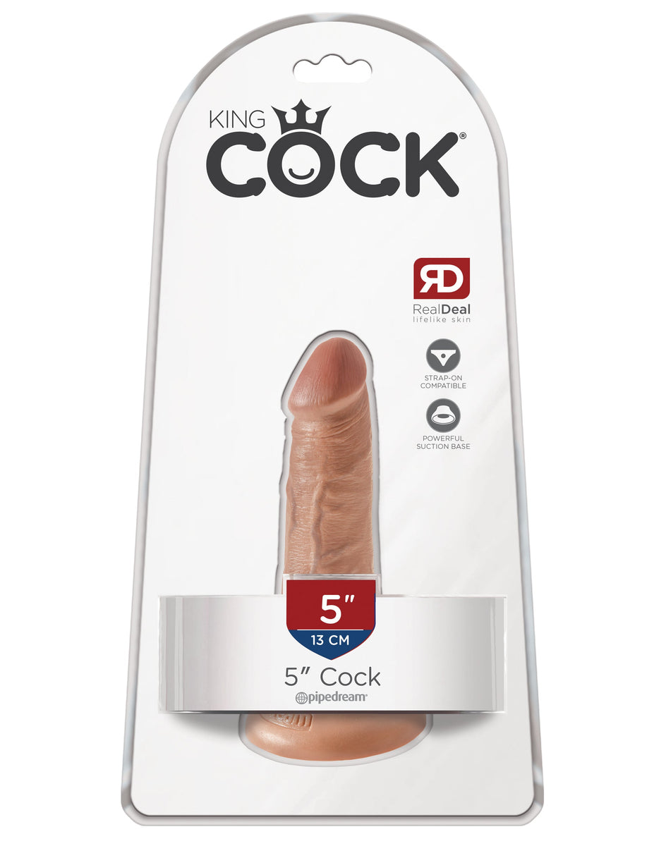 King Cock 5 Inch Cock - Tan