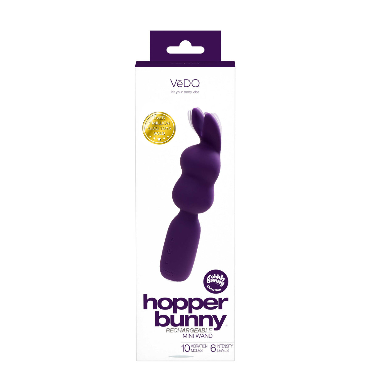 VEDO HOPPER RECHARGEABLE MINI VIBE DEEP PURPLE