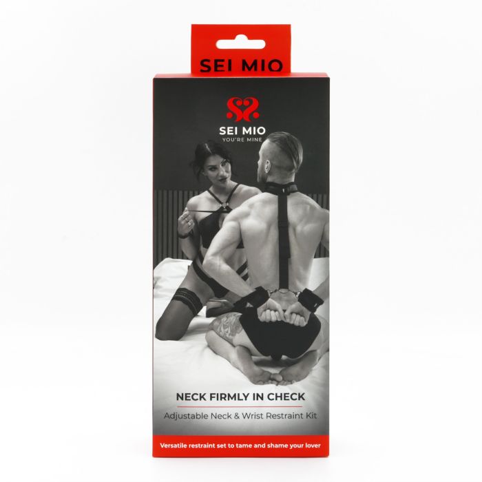 Sei Mio Neck Firmly In Check Adjustable Neck & Wrist Restraint Kit