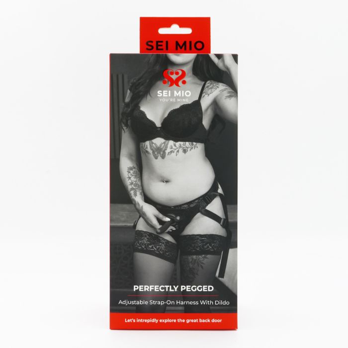 Sei Mio Perfectly Pegged Beginners Strap On Harness And 5' Dildo