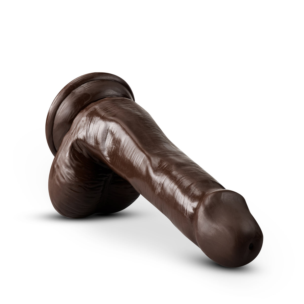 DR SKIN PLUS 6IN POSEABLE DILDO CHOCOLATE