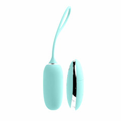VēDO Kiwi Rechargeable Insertable Bullet Tease Me Turquoise – Remote Control Waterproof Silicone Vibrator
