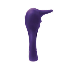 VēDO Thrust Rechargeable Dual C-Ring Purple – Waterproof Silicone Couples Ring