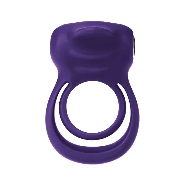 VēDO Thrust Rechargeable Dual C-Ring Purple – Waterproof Silicone Couples Ring