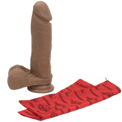 Doc Johnson Realistic Dong – 8-Inch Mulatto