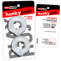 Fit Grips 2-Pack Ergo-Fit Cockrings Clear Clear