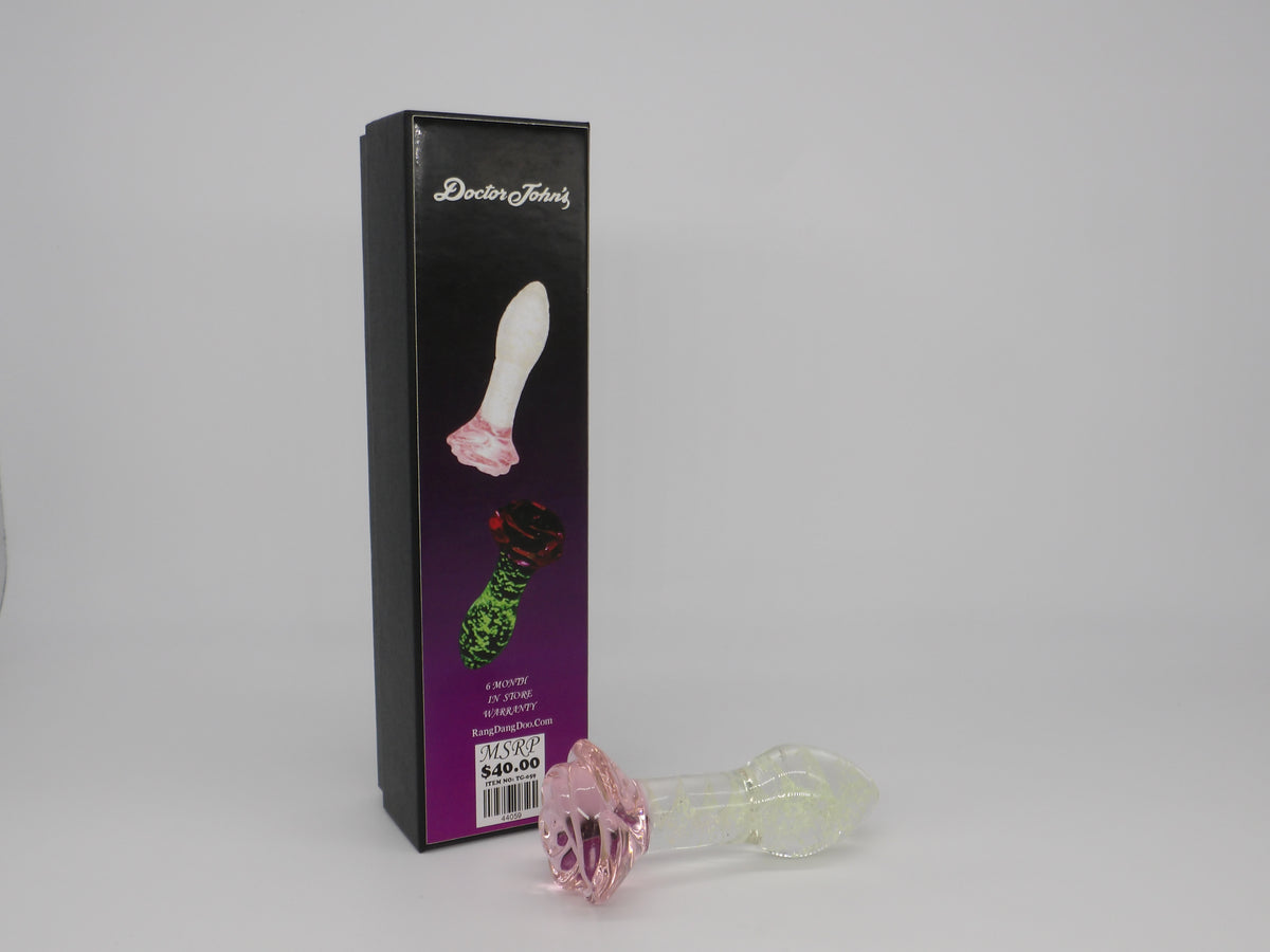 Doctor John's Glow in the Dark anal plug W/ Rose