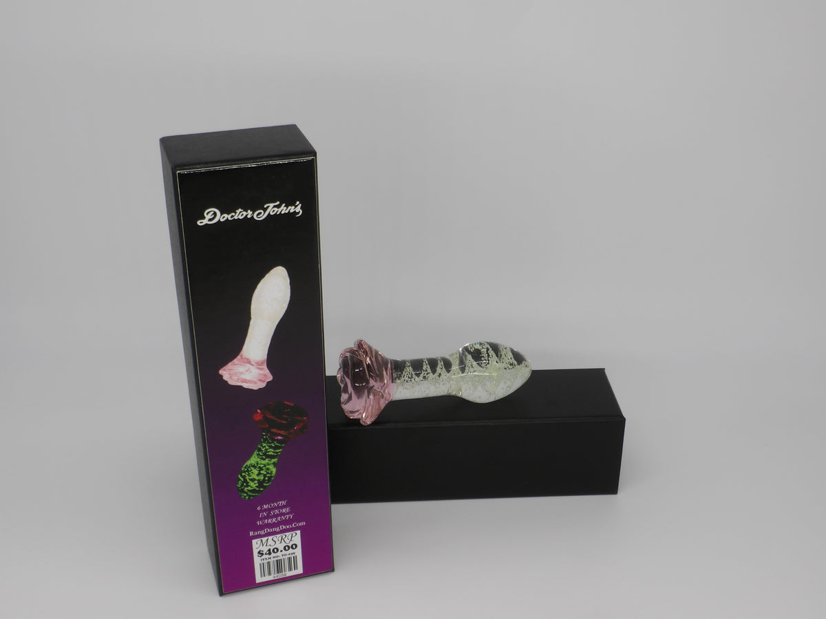 Doctor John's Glow in the Dark anal plug W/ Rose