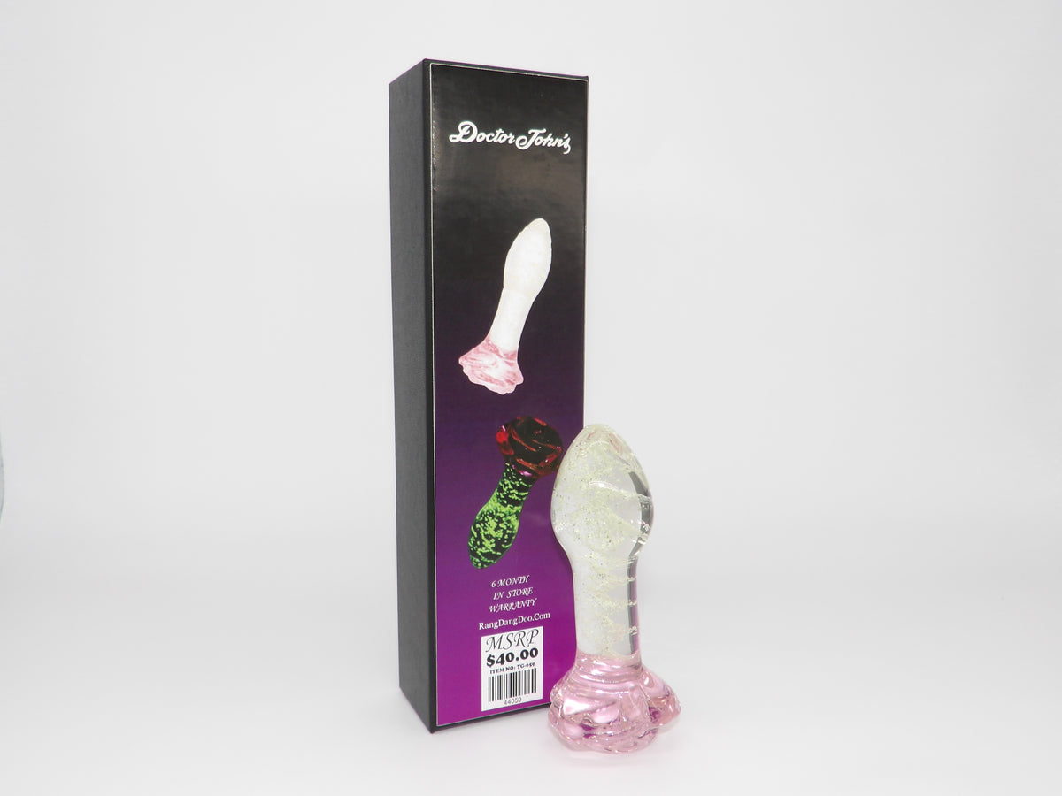 Doctor John's Glow in the Dark anal plug W/ Rose