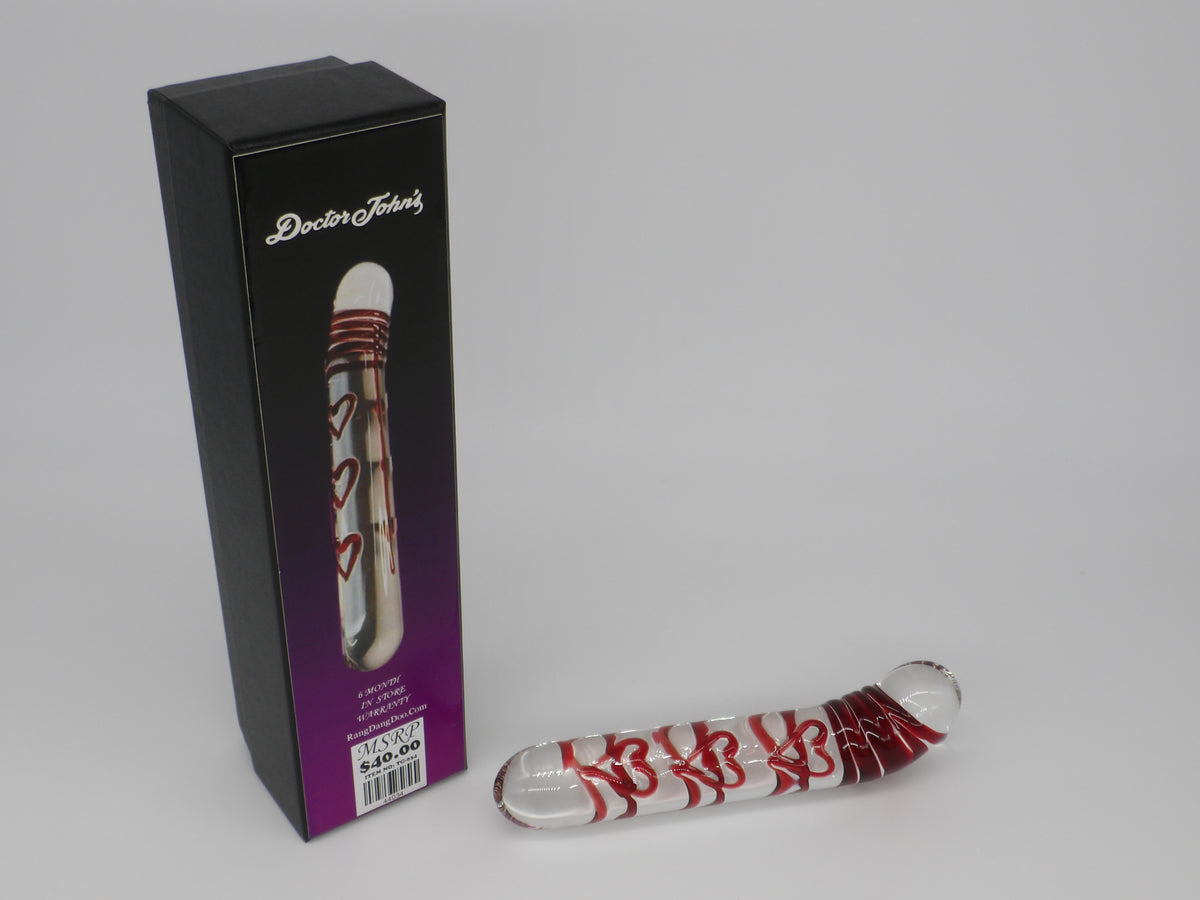Doctor John's Red Ribbed W/ Hearts