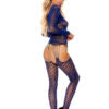 Long Sleeve Suspender Bodystocking