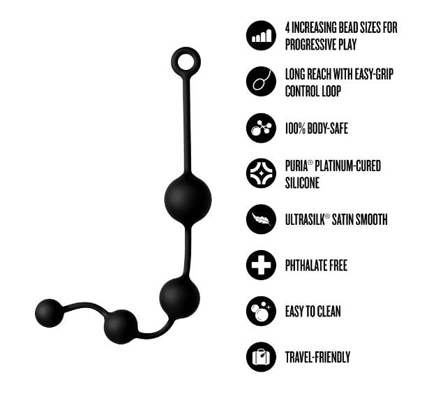 Anal Adventures Platinum X-Large Anal Beads