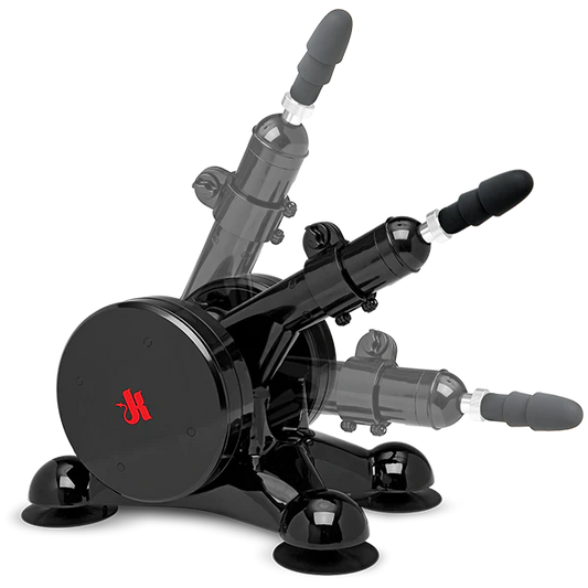 Vac-U-Lock Fuck Machine Black – Adjustable Multi-Speed Thrusting Machine by Doc Johnson