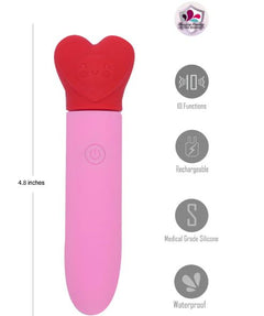 Sweetee Silicone Mini Vibe – Rechargeable Compact Silicone Vibrator with 10 Functions