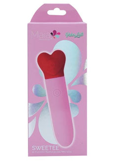 Sweetee Silicone Mini Vibe – Rechargeable Compact Silicone Vibrator with 10 Functions